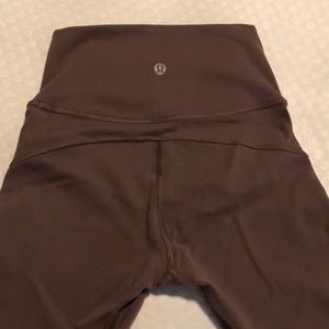Lululemon, size 2, mauve colored yoga pants. Inseam 19”